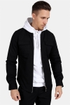 Clean Cut Pocket Jersey Veste Black