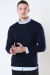 Clean Cut Copenhagen Merino Wool Crew Tricot Navy