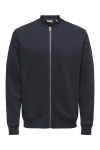 ONLY & SONS Ceres Sweat Bomber Jacket Black