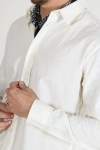 Clean Cut Copenhagen Cotton Linen Chemises Ecru