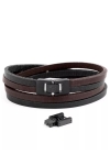 Lucleon Læder Bracelet Brun/Sort