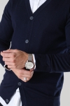 Kronstadt Johannes Merino Tricot Cardigan Navy