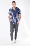 Kronstadt Cuba Chemises Gr. 87 S/S Dark Blue/White
