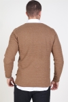 Clean Cut Aberdeen Crew Neck Tricot Warm Sand Melange
