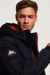 Superdry Sports Puffer Veste Navy/Bright Red
