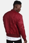 Urban Classics Bomber Veste Burgundy