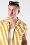 Only & Sons Wayne Striped Viscose Chemises Golden Spice