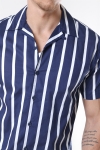 Kronstadt Cuba Chemises Gr. 87 S/S Dark Blue/White