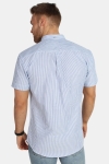 Kronstadt Johan Oxford Stripe S/S Chemises Navy
