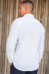 ONLY & SONS Caiden LS Linen Shirt  White