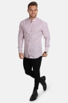 Kronstadt Dean Henley Stripe Chemises Red