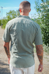 ONLY & SONS Caiden SS Resort Linen Shirt Swamp