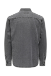 ONLY & SONS Bane Regular Fit Denim Shirt Light Grey Denim