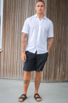 ONLY & SONS Caiden SS Linen Shirt White