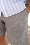 Selected Regular Brody Linen Shorts Sky Captain