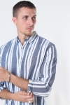 Clean Cut Sälen 146 LS Chemises Blue/Off White