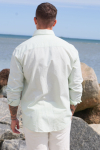 Selected Reg New Linen Shirt LS Vetiver