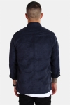 Kronstadt Johan Zip Suede Chemises Navy