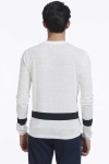 Les Deux Sermine Tricot White Navy