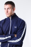 Fred Perry Taped Track Veste Carbon Blue