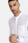 Only & Sons Luke LS Linen Mandarine Chemises White