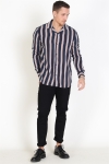 Solid Harris LS Cuba Stripe Chemises Inginia Blue
