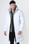 Rains Long Puffer Veste Off White