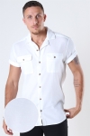 Only & Sons Andrew Waffle Chemises S/S White