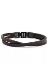 Lucleon Læder Bracelet Sort/Brun
