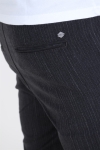 Solid Slim Truc Pinstripe Pantalon Dark Grey Melange