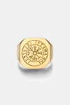 Northern Legacy Vegvisir Anneau Gold