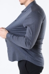 Mos Mosh Marco Jersey Chemises Dark Grey Melange