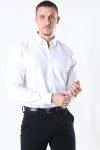 Selected Slim Oliver Knit Flex Chemises LS Bright White
