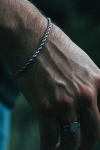 Northern Legacy Rope Bracelet Sølvtonet