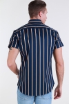 Clean Cut Sälen 127 SS Chemises Navy/Honey Mustard