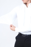 Selected Slim Oliver Knit Flex Chemises LS Bright White