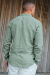 ONLY & SONS Caiden LS Linen Shirt Swamp