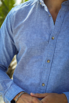 Jack & Jones Summer Shirt LS Faded Denim
