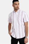 Only & Sons Travis SS Striped Thin Oxford Chemises Violet Ice