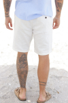 Selected Regular Brody Linen Shorts Cloud Dancer
