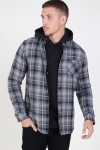 Solid Arvid LS Check Chemises Black