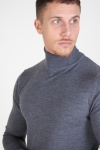 Kronstadt Johannes Merino Rullekrave Tricot Anthracite