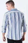 Clean Cut Sälen 146 LS Chemises Blue/Off White