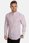 Kronstadt Dean Henley Stripe Chemises Red