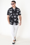 Only & Sons Oliver SS Printed Chemises Black