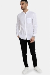 Only & Sons Luke LS Linen Mandarine Chemises White