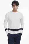 Les Deux Sermine Tricot White Navy