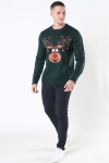 Only & Sons Xmas 7 Funny Front Badge Tricot Pine Grove