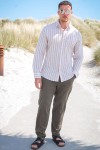 Selected Brody Linen Pants Forest Night