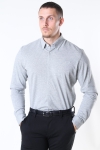 Selected Slim Oliver Knit Flex Chemises LS Medium Grey Melange
